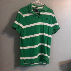 Hollister striped polo
